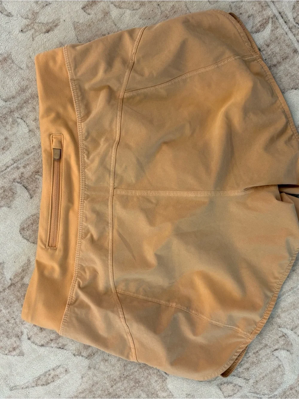 Athleta Peach Orange Athletic Girls' Shorts Size XL